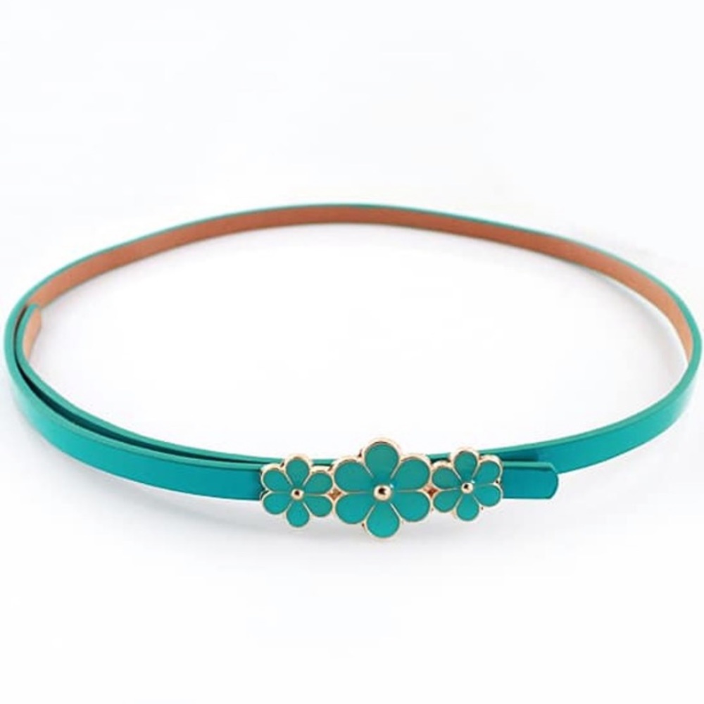 Royal Blue Flower Belt for Waist or Hips